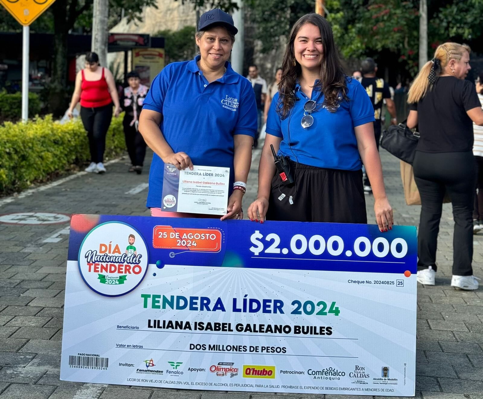 Liliana Isabel Galeano Builes es la ganadora del premio Tendero Líder 2024 de Fenalco Antioquia